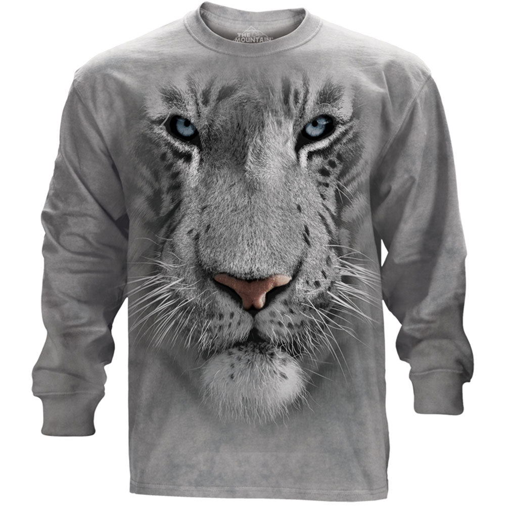 The Mountain White Tiger Face T-shirt