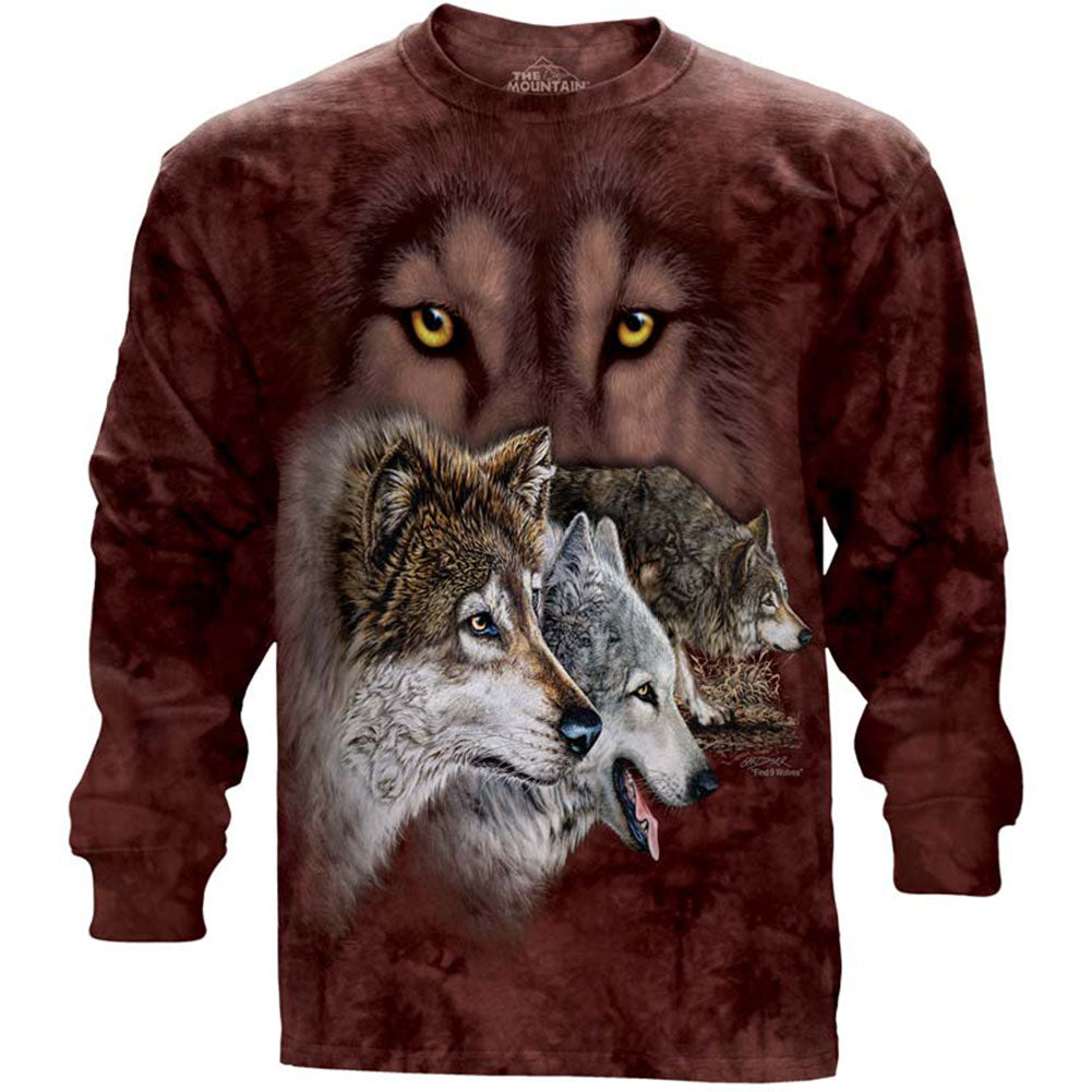 The Mountain Find 9 Wolves Small T-shirt