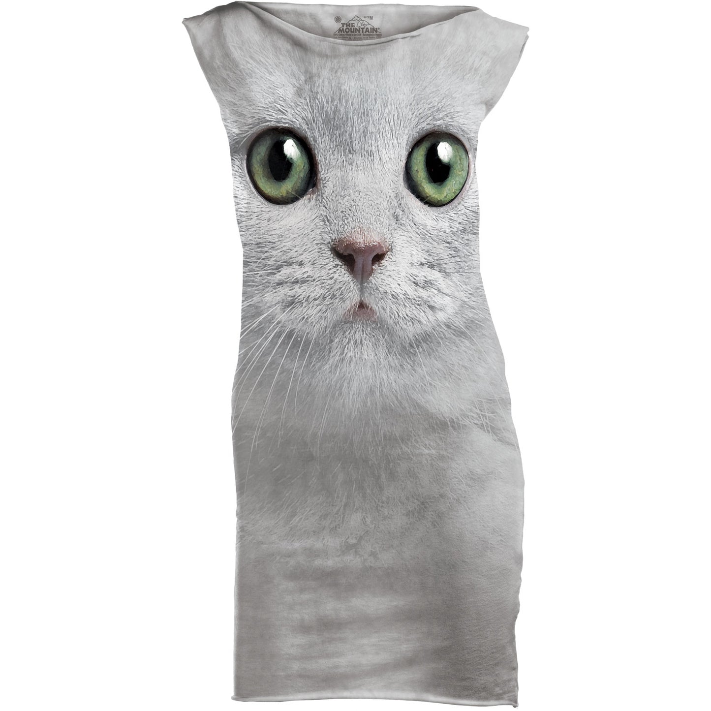 The Mountain Green Eyes Face Mint Dress