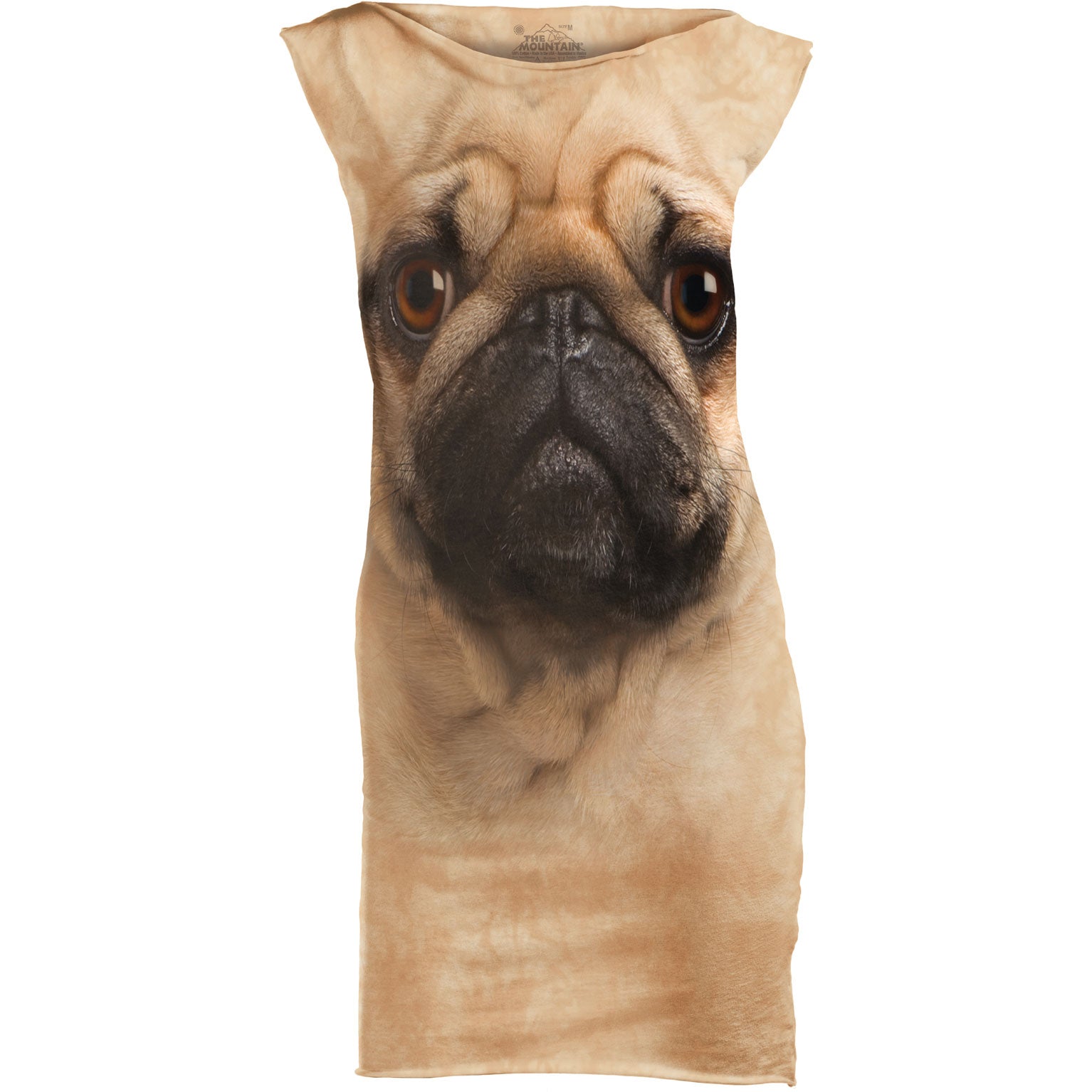 The Mountain Pug Mint Dress