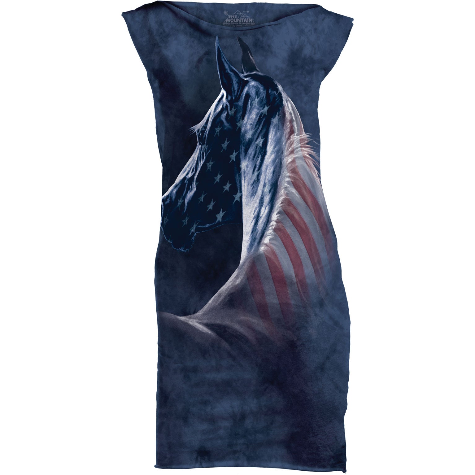 The Mountain Patriotic Horse Mint Dress