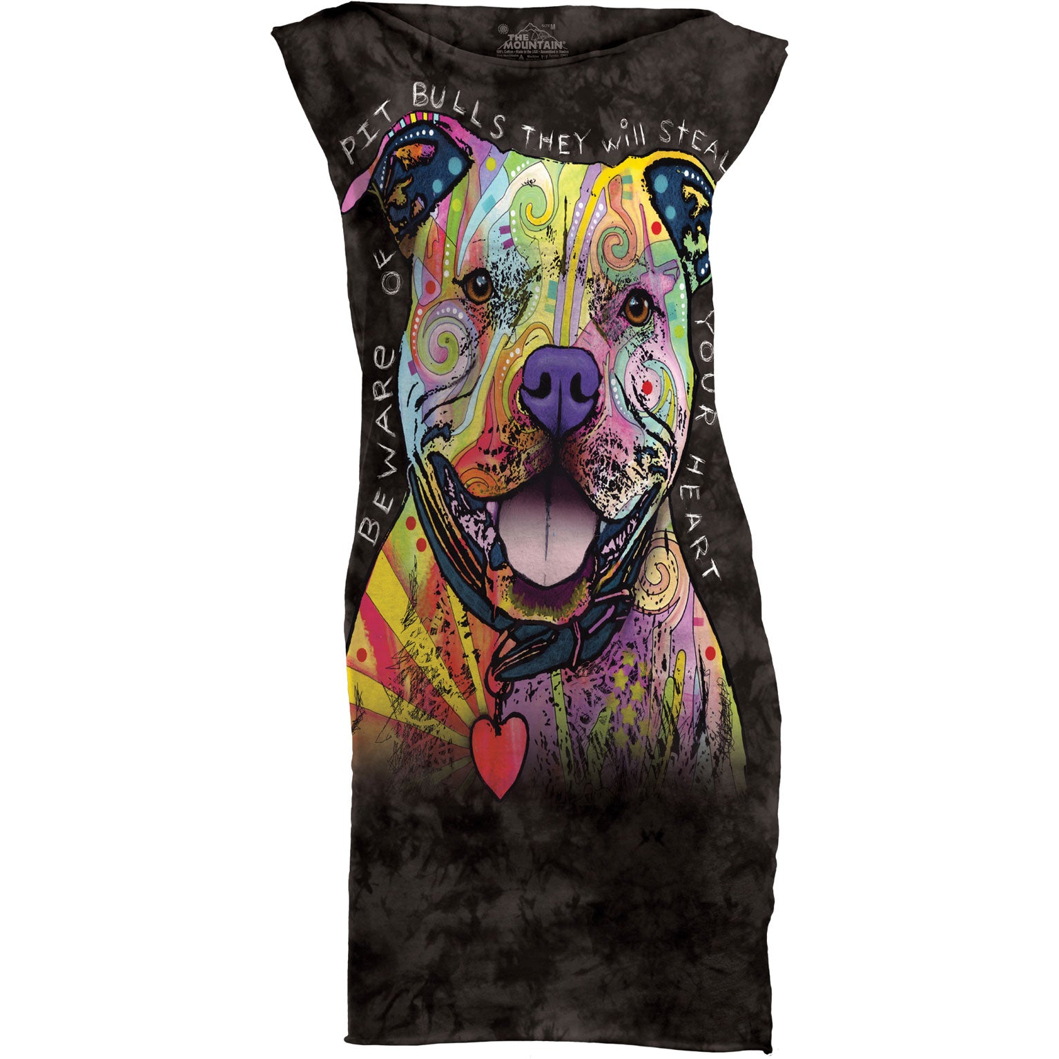 The Mountain Beware Of The Pit Bulls Mint Dress