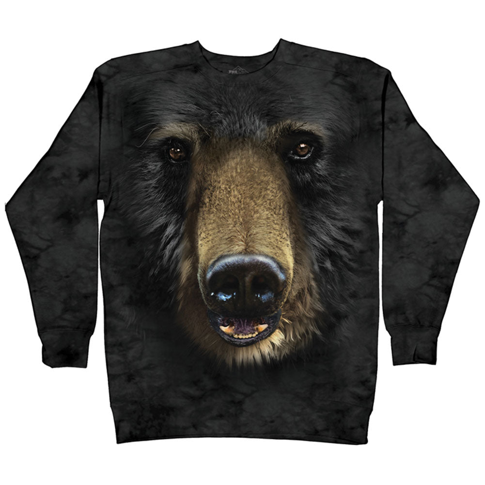 The Mountain Black Bear Face Sweatshirt