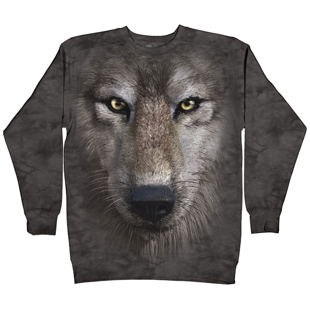 The Mountain Wolf Face Sweatshirt