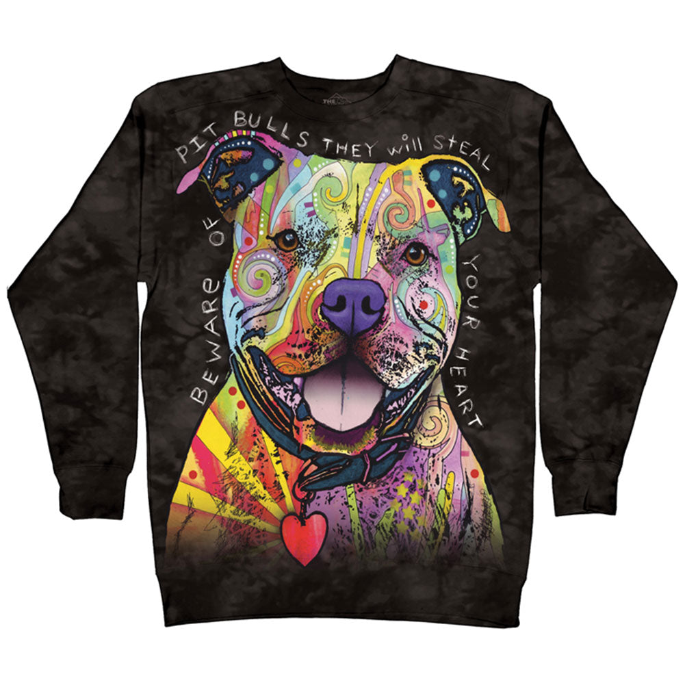 The Mountain Beware Of The Pit Bulls Sweatshirt
