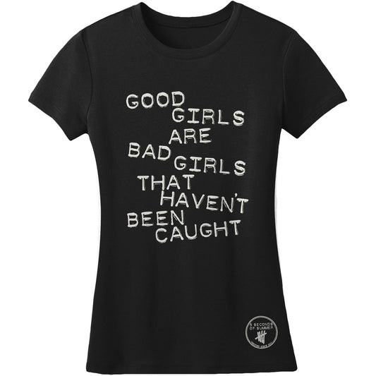 5 Seconds Of Summer Good Girls Tissue Junior Top Front