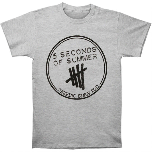 5 Seconds Of Summer Derping Heather T-shirt Front