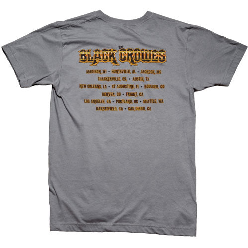 Black Crowes ANKH/2013 Itin. Tour Date T-shirt Back