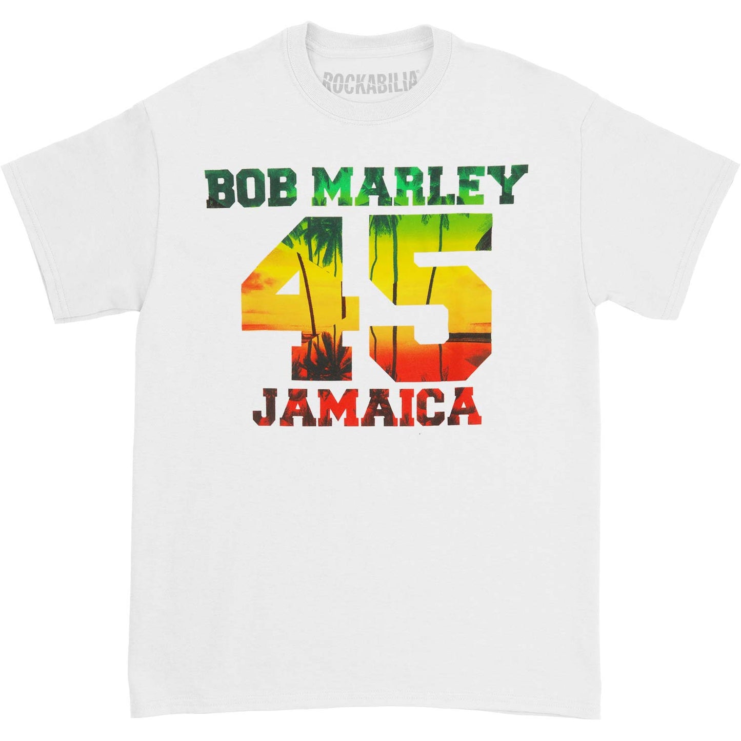 Bob Marley 45 Jamaica T-shirt Front