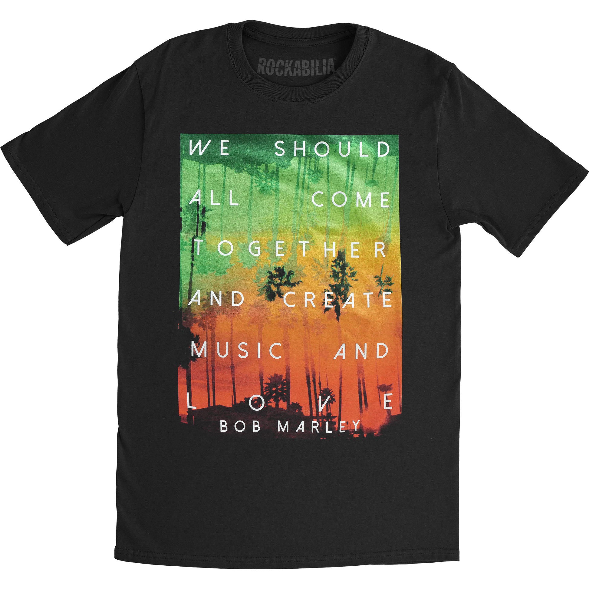 Bob Marley Create Music T-shirt Front