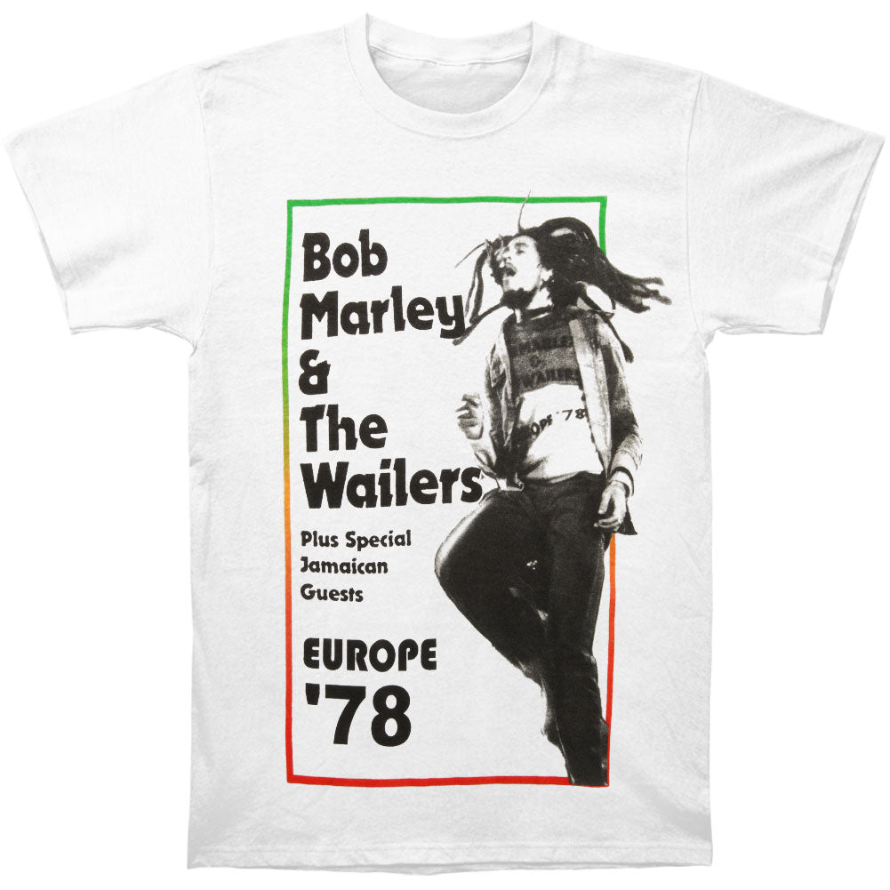 Bob Marley Europe '78 Slim Fit T-shirt Front