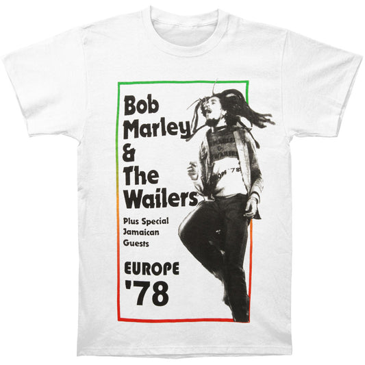 Bob Marley Europe '78 Slim Fit T-shirt Front