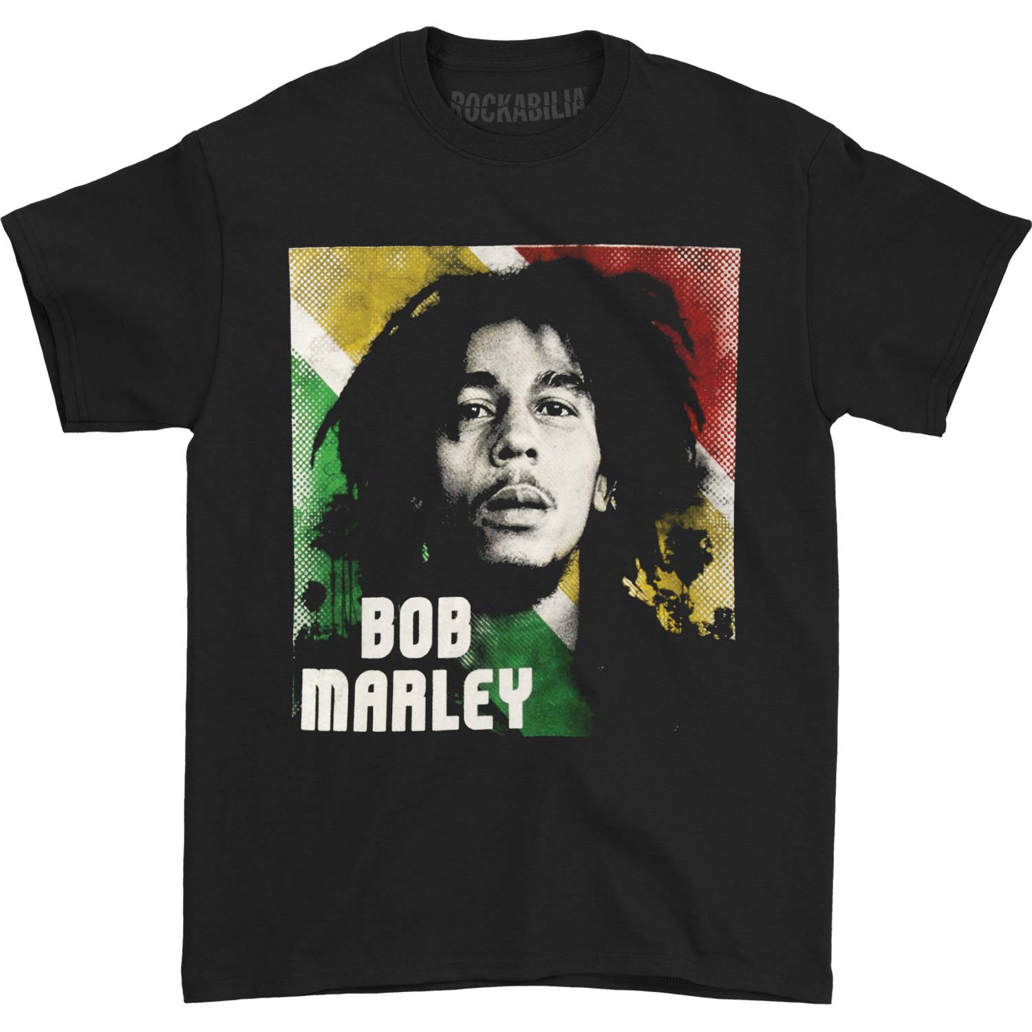 Bob Marley Rasta Portrait T-shirt Front