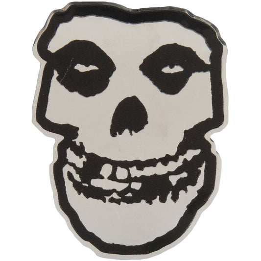 Misfits Skull Metal Sticker Front