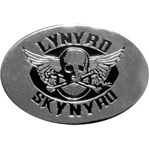 Lynyrd Skynyrd MC Club On Silver Sticker Front