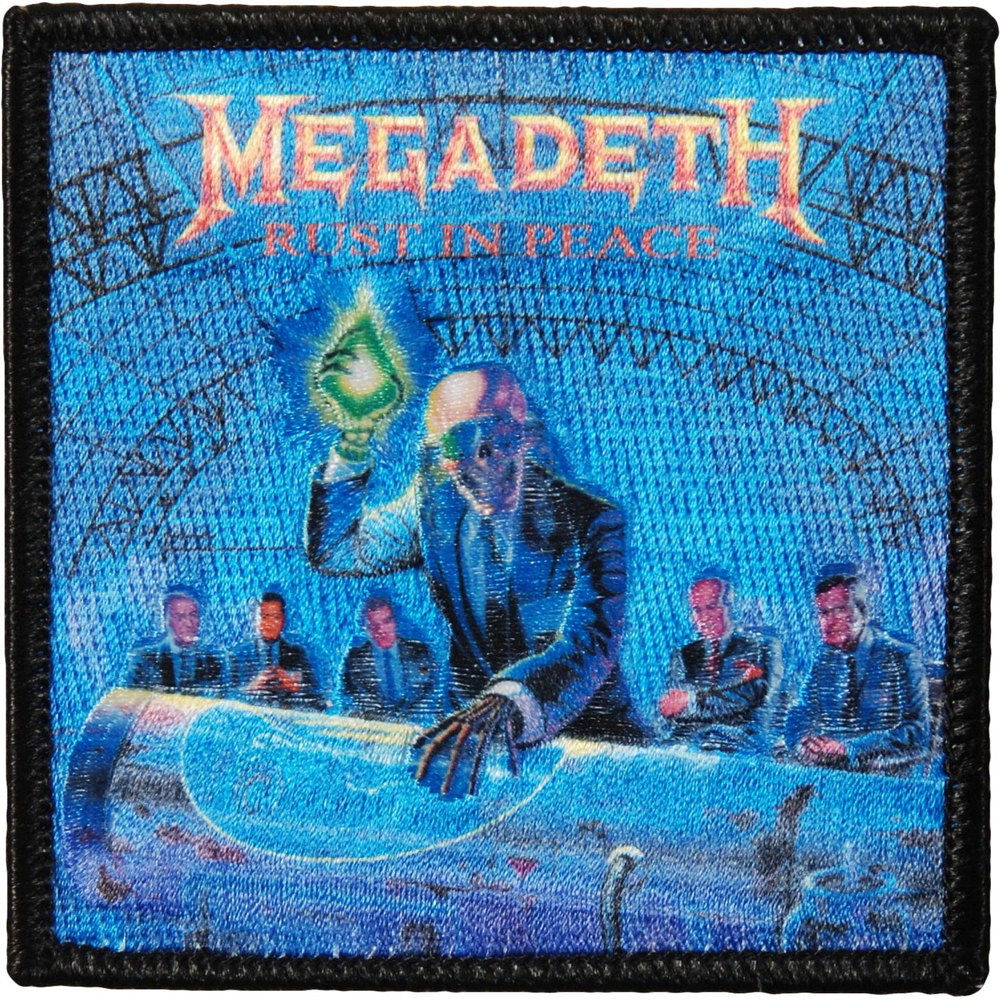 Megadeth Rust In Peace Embroidered Patch Front