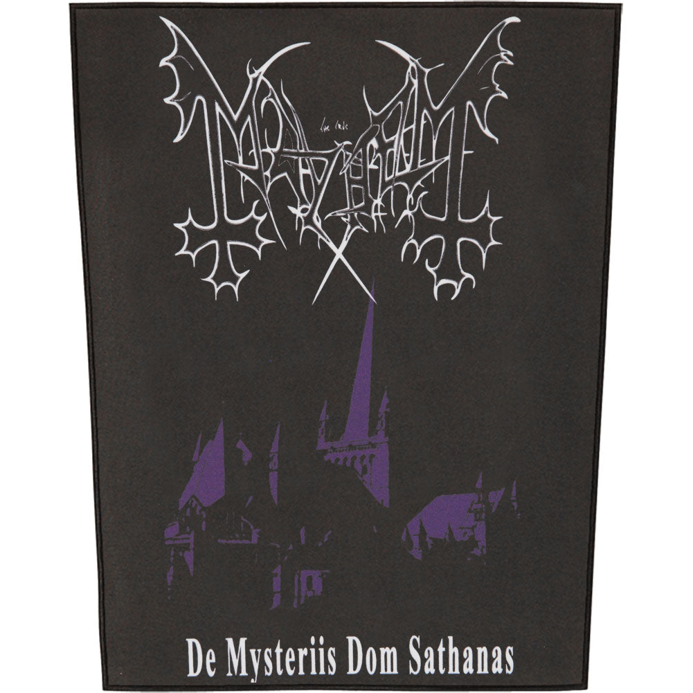 Mayhem De Mysteriis Back Patch Back Patch Front