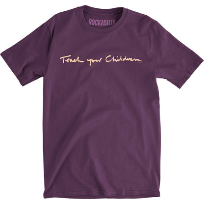 Crosby Stills Nash Young Teach Your Children Slim Fit T-shirt Front