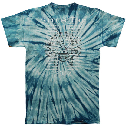 Crosby Stills Nash Young 2012 Tour Tie Dye T-shirt Back