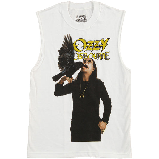 Ozzy Osbourne Crow Cackle Mens Tank Front