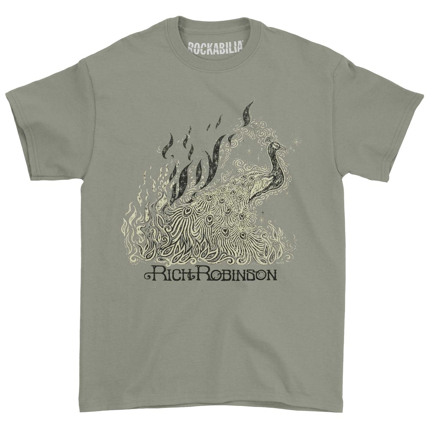 Rich Robinson Peacock T-shirt Front