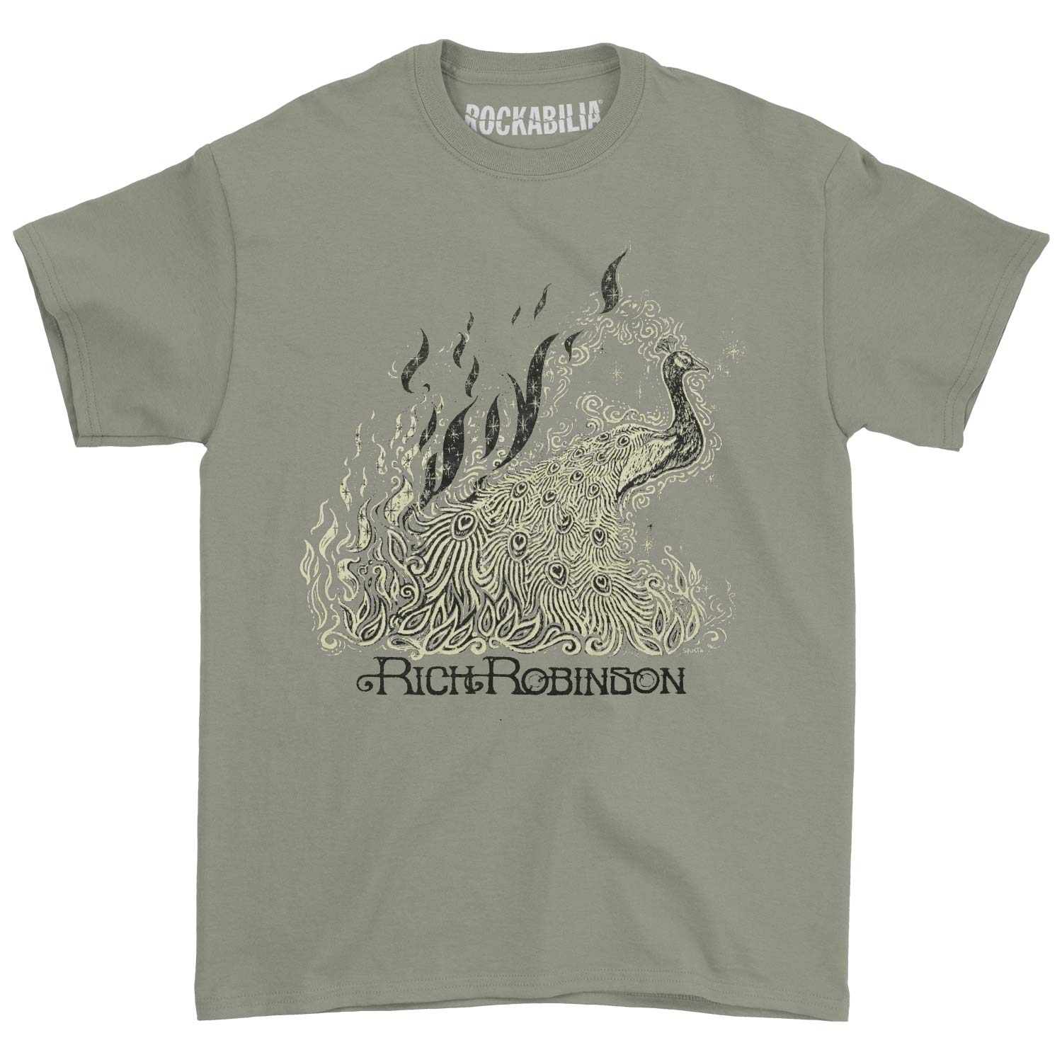 Rich Robinson Peacock T-shirt Front