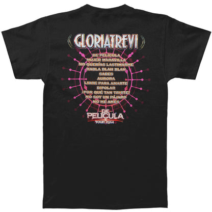 Gloria Trevi Photo De Pelicula Songs 2014 Dated T-shirt Back