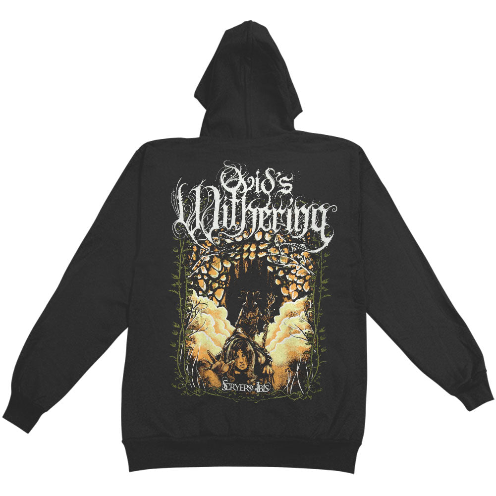 Ovid's Withering Scryers Of The Ibis CD Cover Zippered Hooded Sweatshirt Back