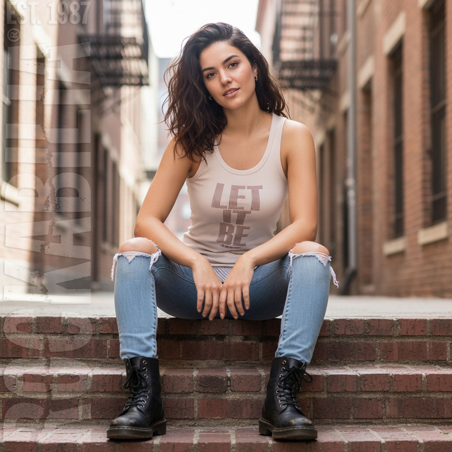 Let It Be Womens Tank