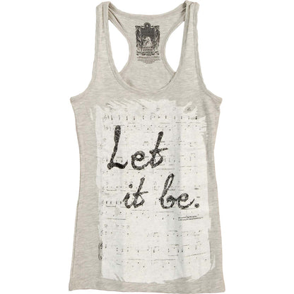 Let It Be Womens Tank