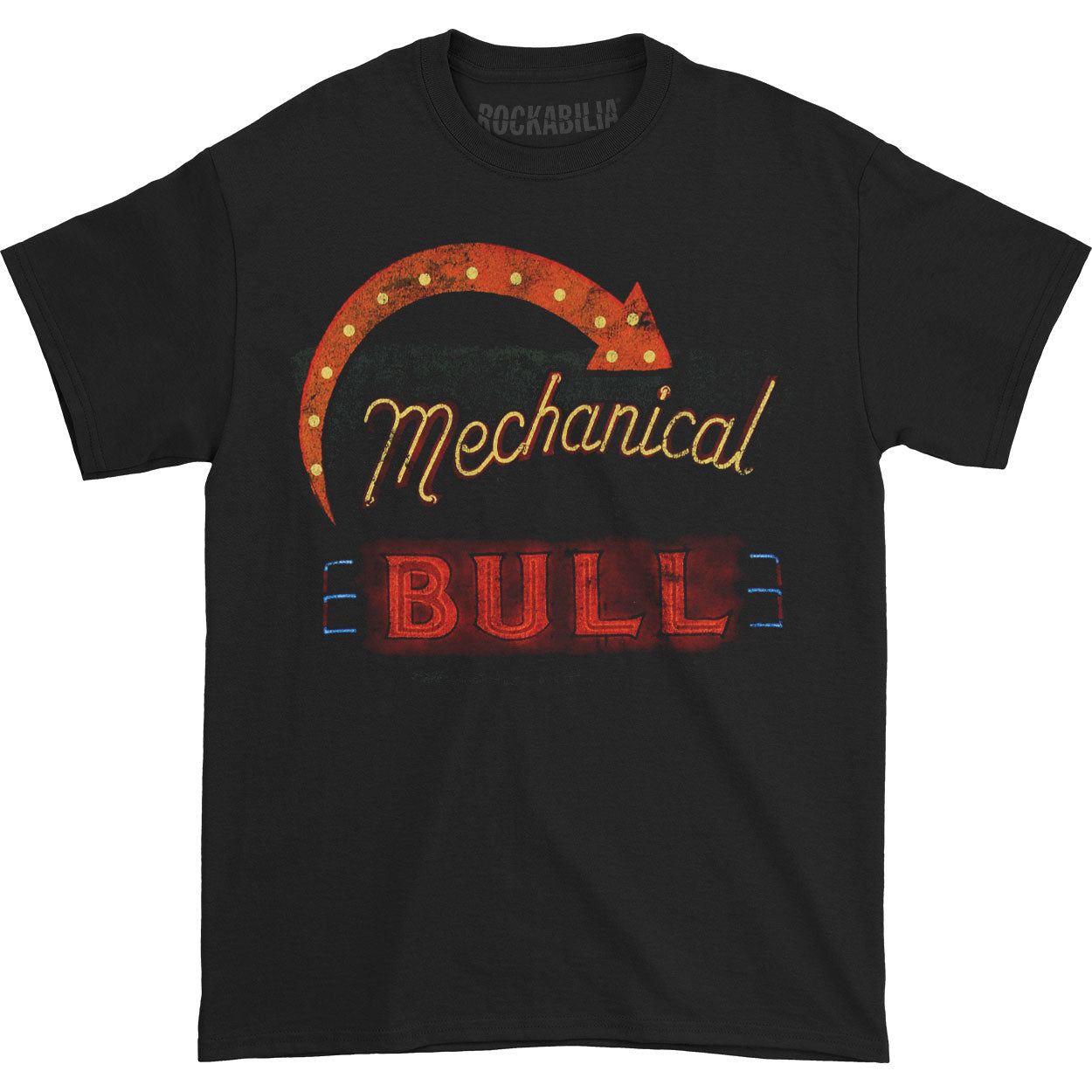 Kings Of Leon 2014 Mechanical Bull Tour Date T-shirt Front