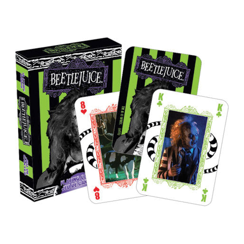 Beetlejuice Stripes Playing Cards