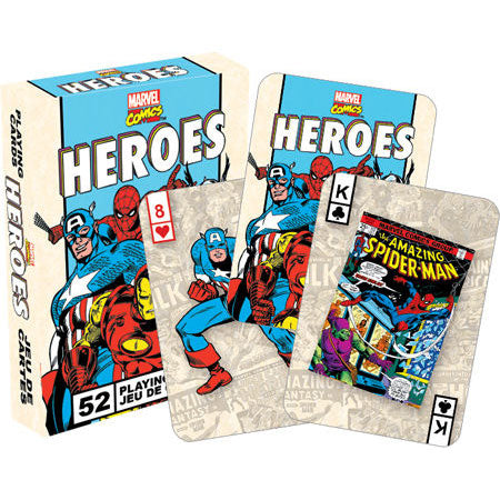 Marvel Comics Heroes Retro Playing Cards