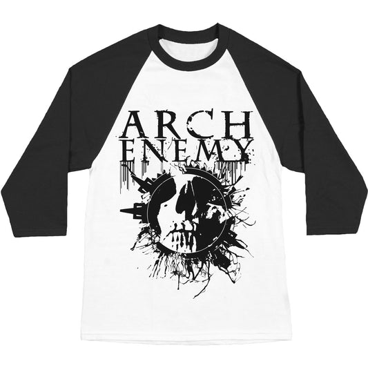 Arch Enemy Skull Baseball Jersey Front