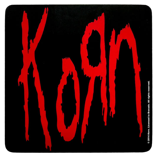 Korn Logo Coaster Front
