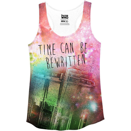 Doctor Who Time Can Be Rewritten Womens Tank