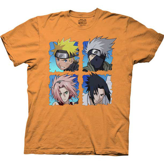 Naruto 4 Heads T-shirt