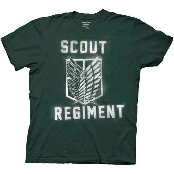 Attack On Titan Splatter Paint Scout Regiment T-shirt