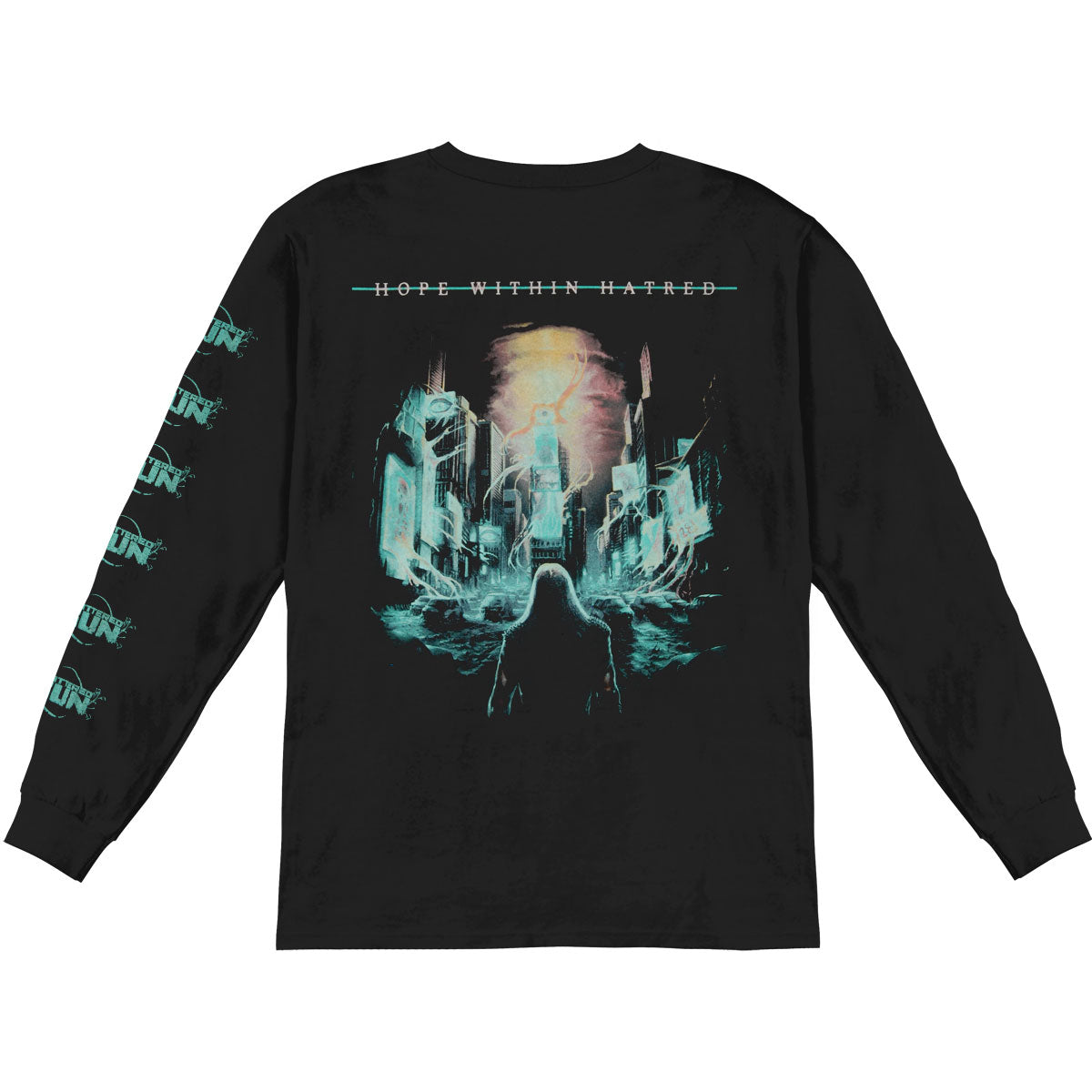 Shattered Sun Hope Within Hatred  Long Sleeve Back