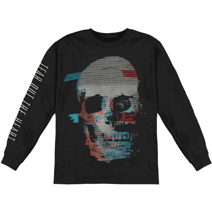 Tear Out The Heart Glitch  Long Sleeve Front