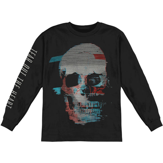 Tear Out The Heart Glitch  Long Sleeve Front