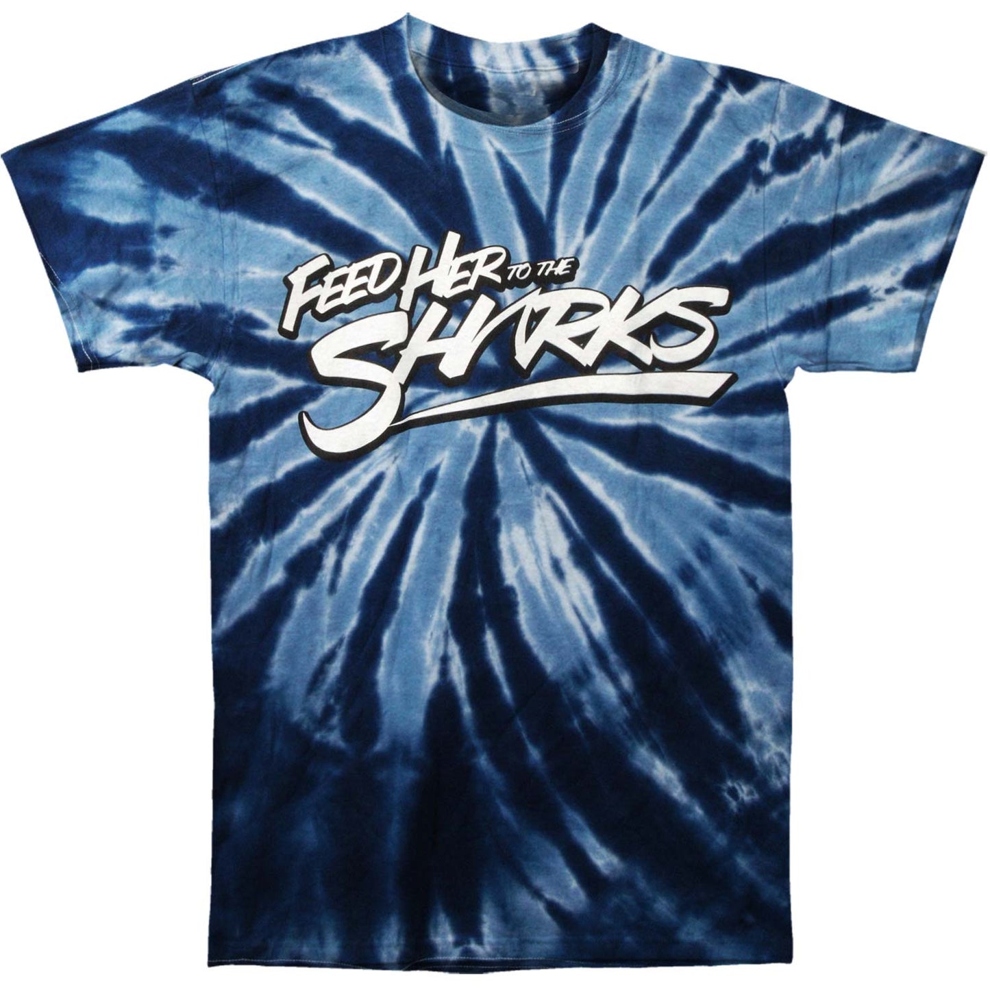 Feed Her To The Sharks Logo Tie Dye Tie Dye T-shirt Front
