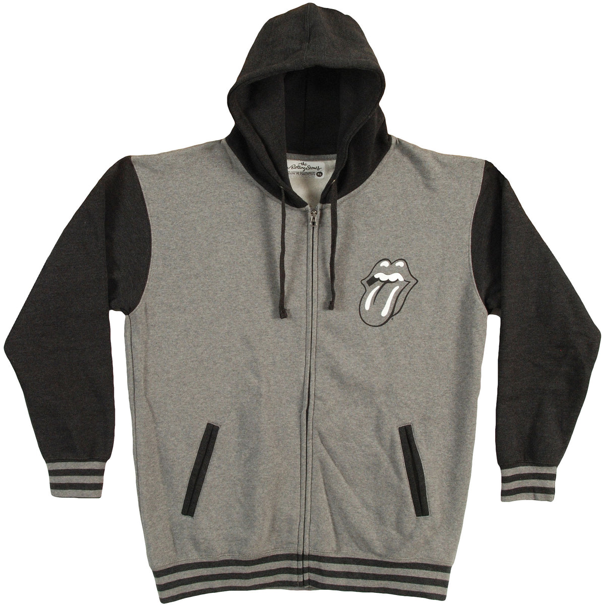 Rolling Stones Tongue Varsity Jacket Front