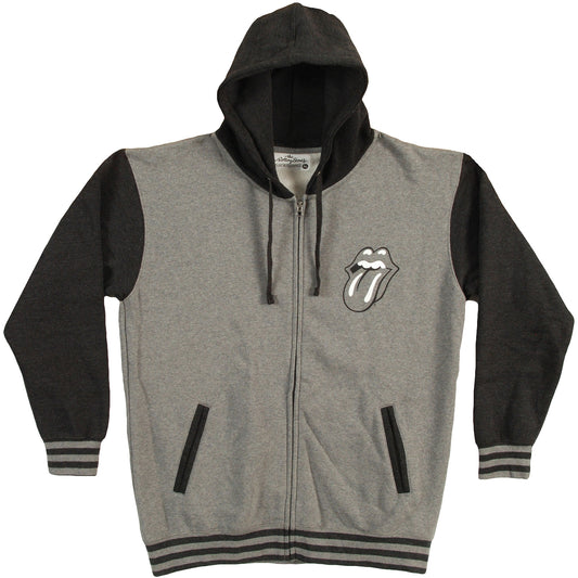 Rolling Stones Tongue Varsity Jacket Front