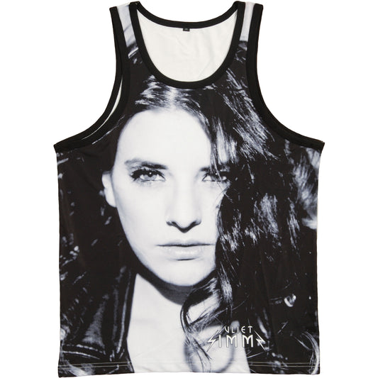 Juliet Simms Face Mens Tank Front