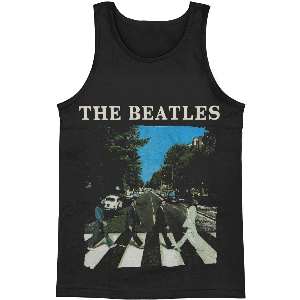Beatles Abbey Road Mens Tank Front