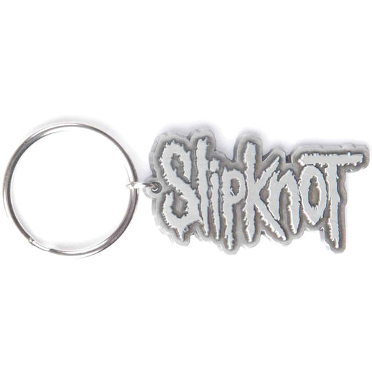 Slipknot Logo Metal Key Chain Front