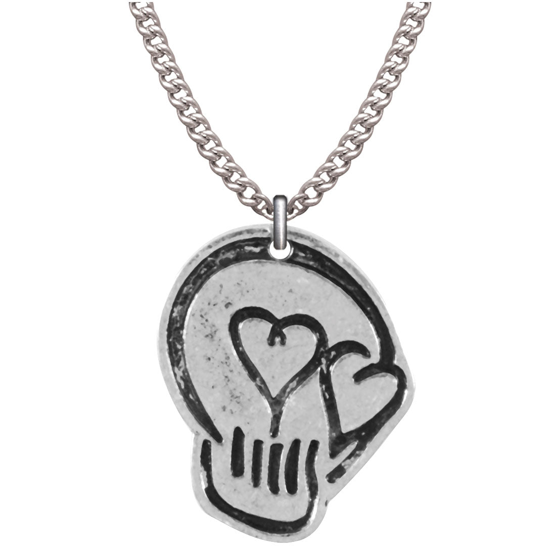 5 Seconds Of Summer Skull Necklace Front