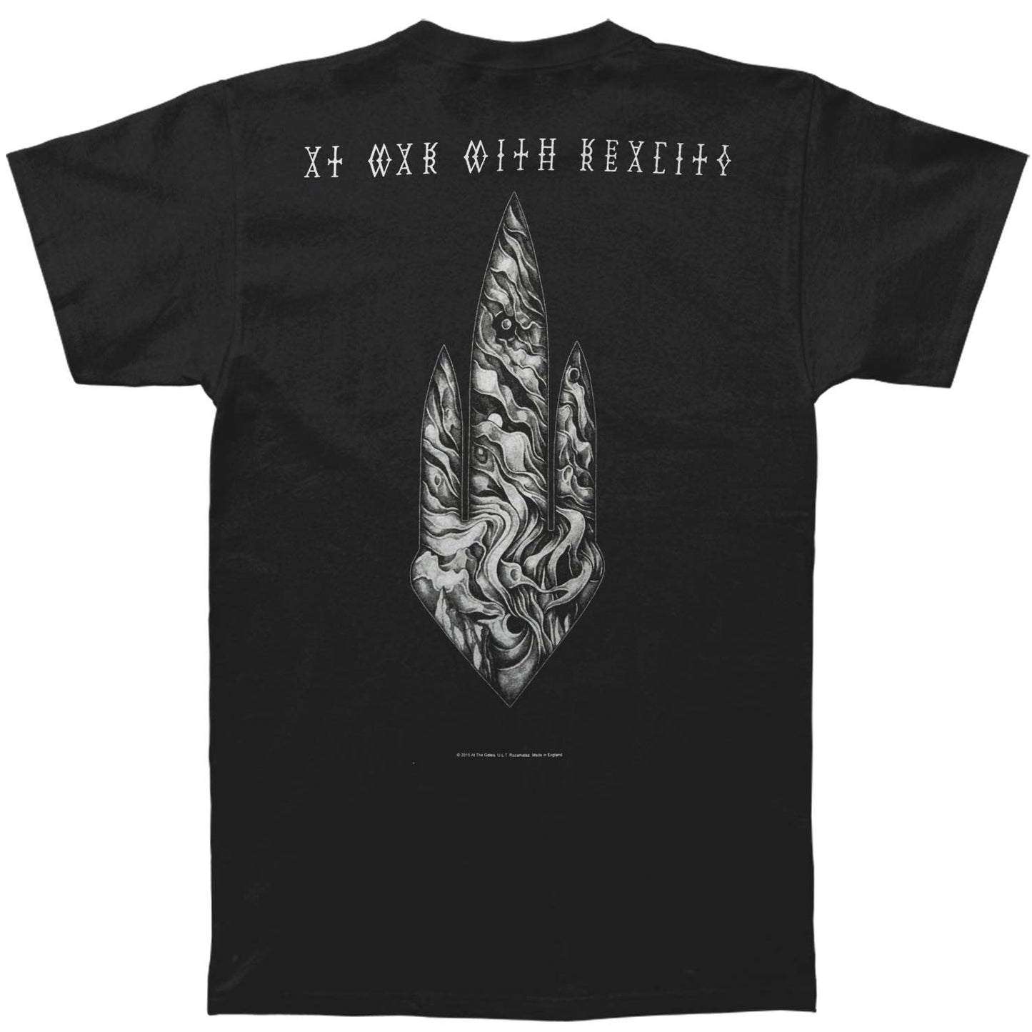 At The Gates At War With Reality T-shirt Back