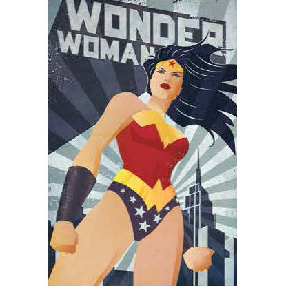 Wonder Woman Constructivism Domestic Poster